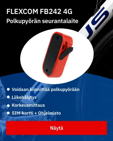 FLEXCOM FB242EBK9005 4g lte polkupyörän gps-seurantalaite